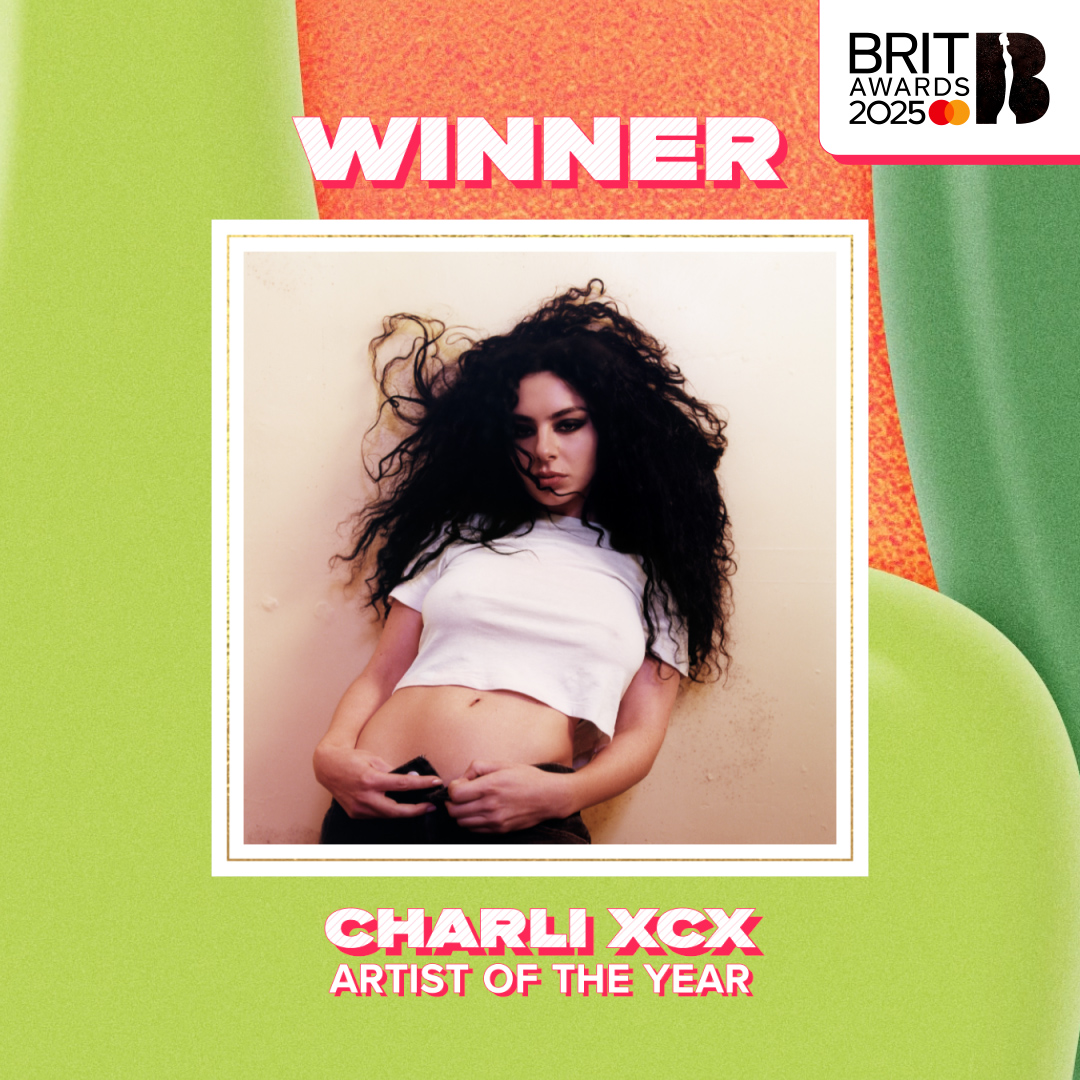it's confirmed... the last 365 days was owned by Charli, officially known as BRITs 2025 Artist of the Year 🫡 #BRITs