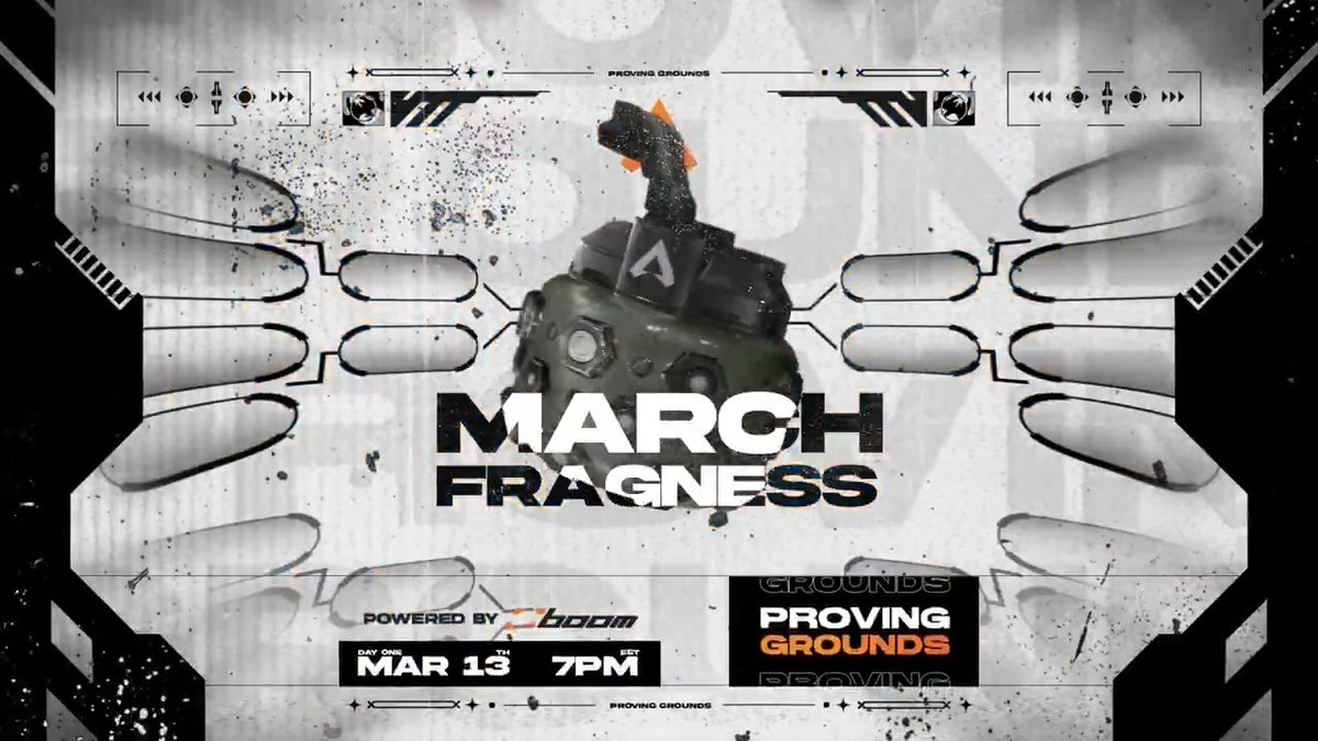 Announcing the March Fragness Apex Legends Tournament 🏀 📅 Mar. 13 - 14 🤑 $550 Prize Pool 🎟️ 80 Teams - Open Signups 🎟️ 4 Lobbies - Top 5 per lobby move to POI Draft Match Point Finals 🔗 More Info + Sign Up: