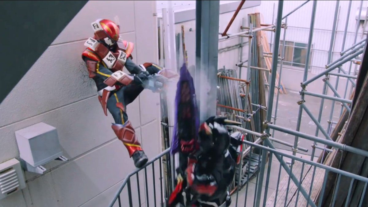 狭い立地と物を存分に活かしたアクションの見応えがスゴい #仮面ライダーガヴ #nitiasa