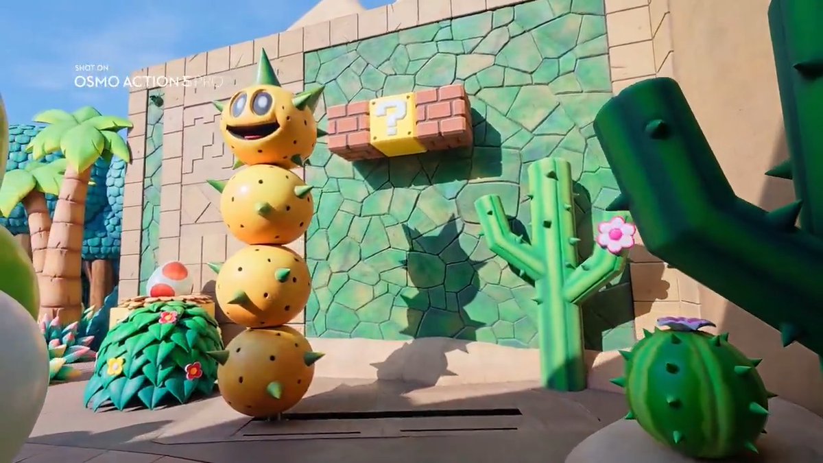 Reality or game? 🤯🎢 Experience the Super Mario ride at Universal Studios like you're inside the game! 🍄 ⭐️ DJI Osmo Action 5 Pro // Created by Mr Wu