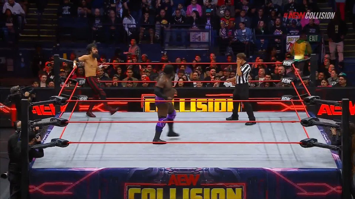 Wheeler Yuta RIPS at the eyes of Willie Mack! 😳 Watch #AEWCollision LIVE on TNT &amp; Max YUTA | Willie Mack {JRB}