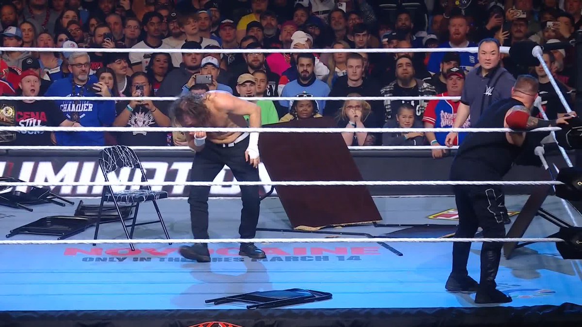 BARBED WIRE CHAIRS?! 😱 #WWEChamber