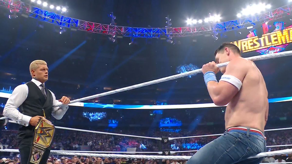 RHODES. CENA. WRESTLEMANIA