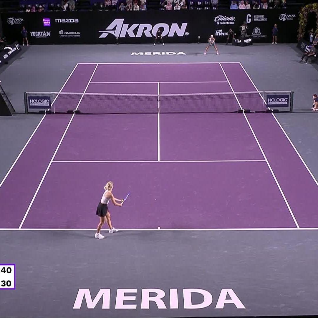 #WTA 🎾 | ¡EMILIANA! La colombiana gana el primer set y está a solo UN SET de la gran final. ¡SUEÑA COLOMBIA 💛💛💙❤️!