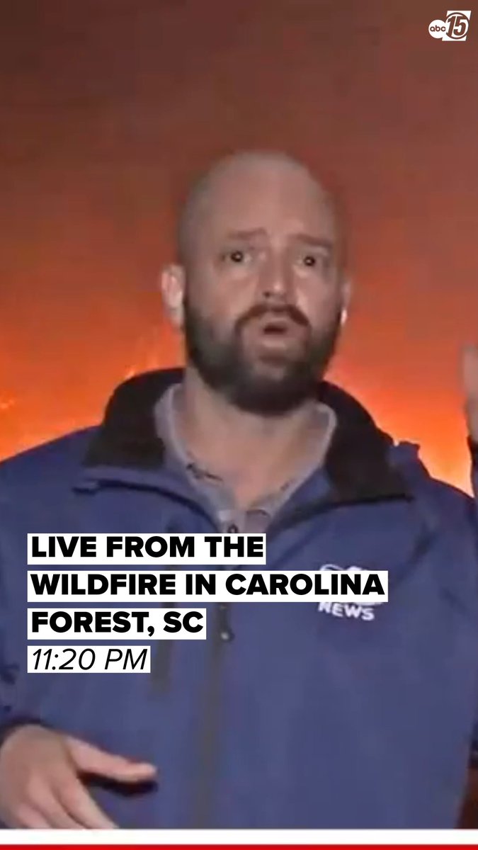 Flames have grown to 400 acres in the Carolina Forest area of South Carolina near Myrtle Beach