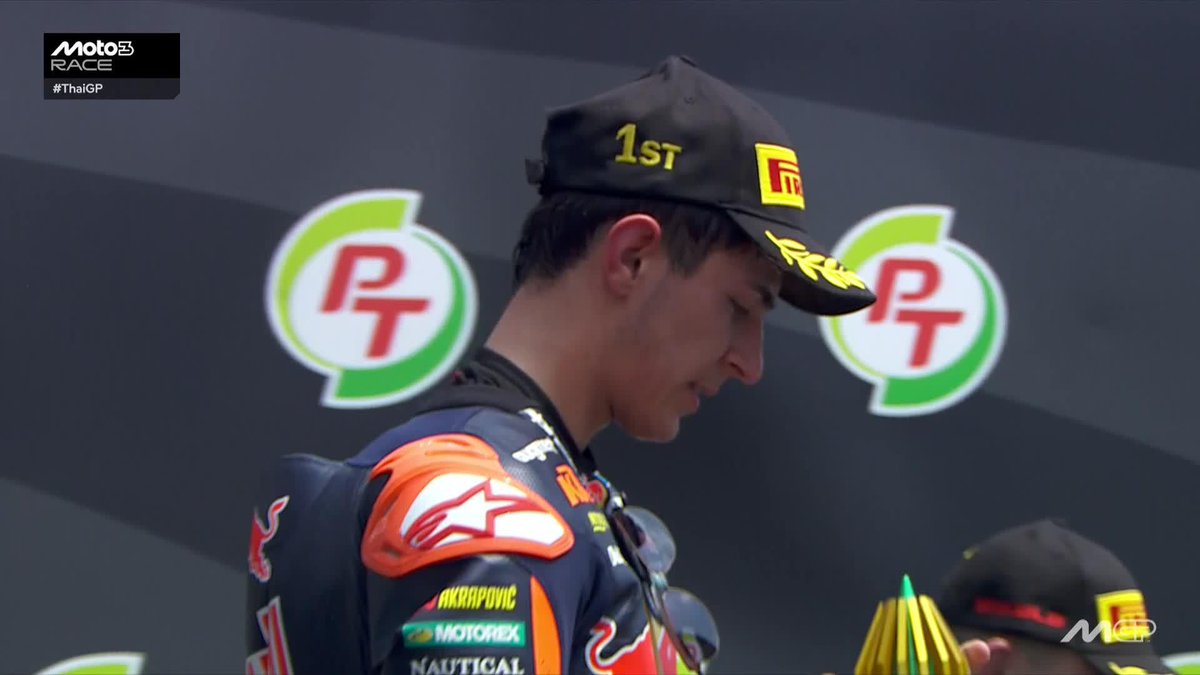 Job done! ✅ Jose Antonio Rueda is the first winner of 2025 in #Moto3! 🏆 #ThaiGP 🇹🇭