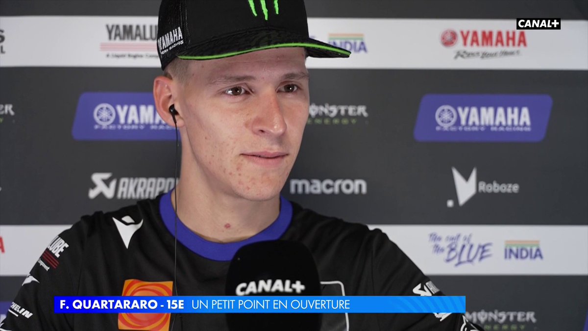 🎙️ "C'était assez difficile." Un point marqué mais une course compliquée pour Fabio Quartararo en Thaïlande 🥵 #ThaïGP | #MotoGP