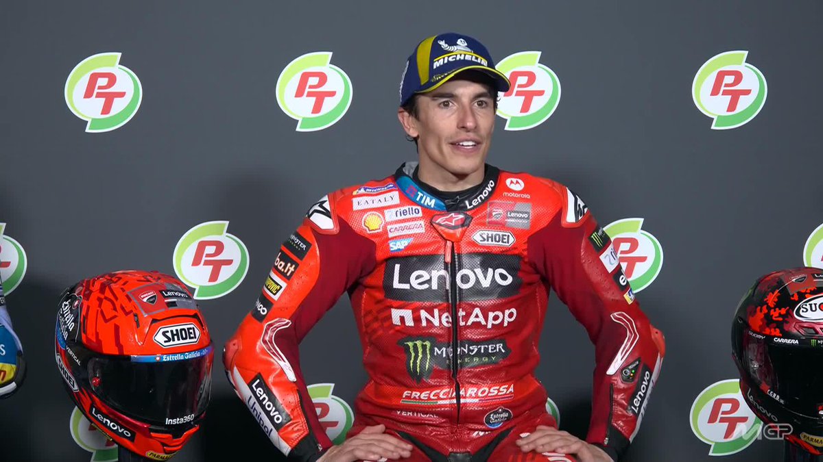 "I had to stay behind Alex Márquez for tyre pressure problems" - Marc Márquez 🎙️ #ThaiGP 🇹🇭