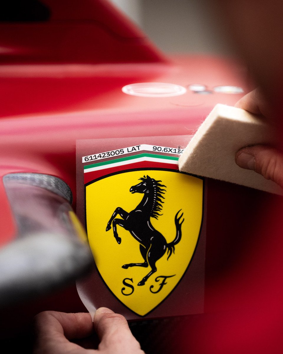 Every detail counts! Watch how we prepare the SF-25 with some brand new stickers 😎