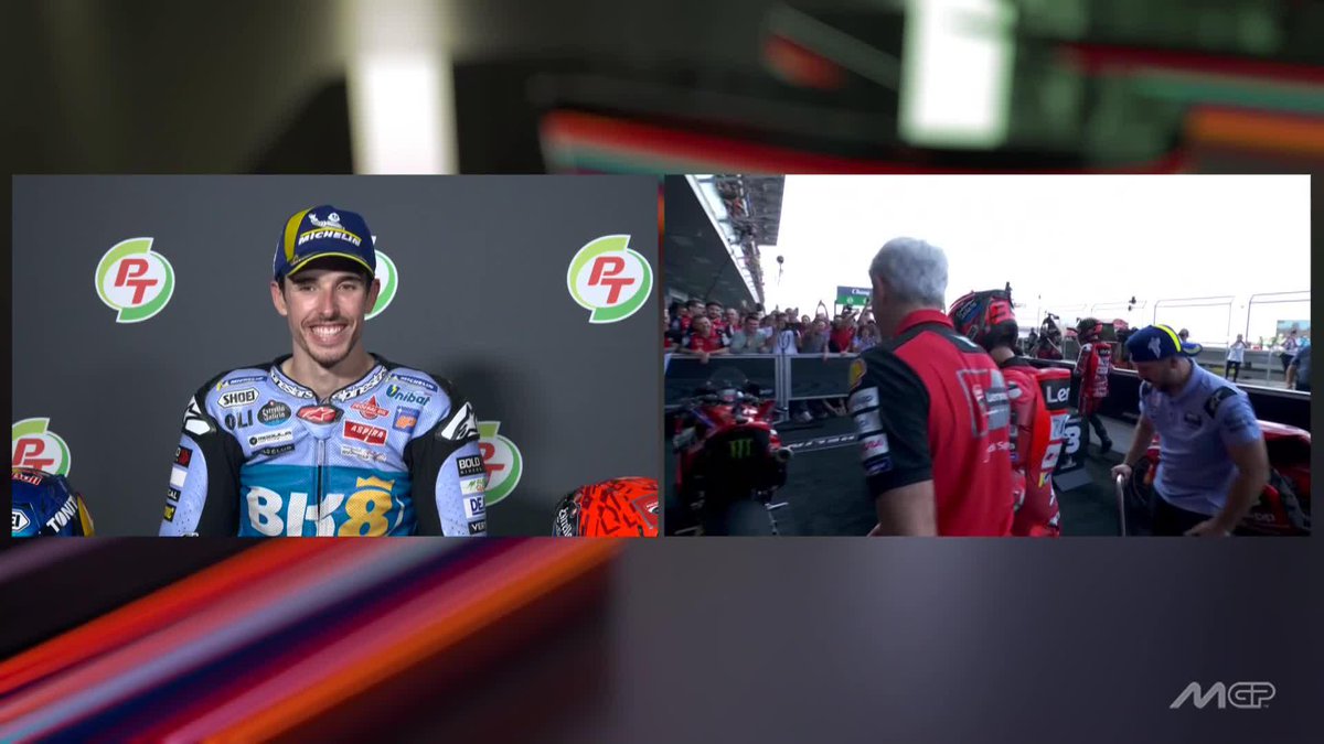"The perfect race for me" - Alex Márquez 🎙️ Can it get any better for the Marquez brothers? 🤩 #ThaiGP 🇹🇭