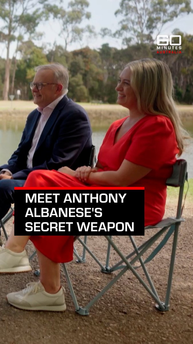 For the full story, subscribe to our YouTube channel: Prime Minister Anthony Albanese is doing whatever he can to gain an edge on the campaign trail - including bringing along his normally shy fiancé Jodie. #60Mins