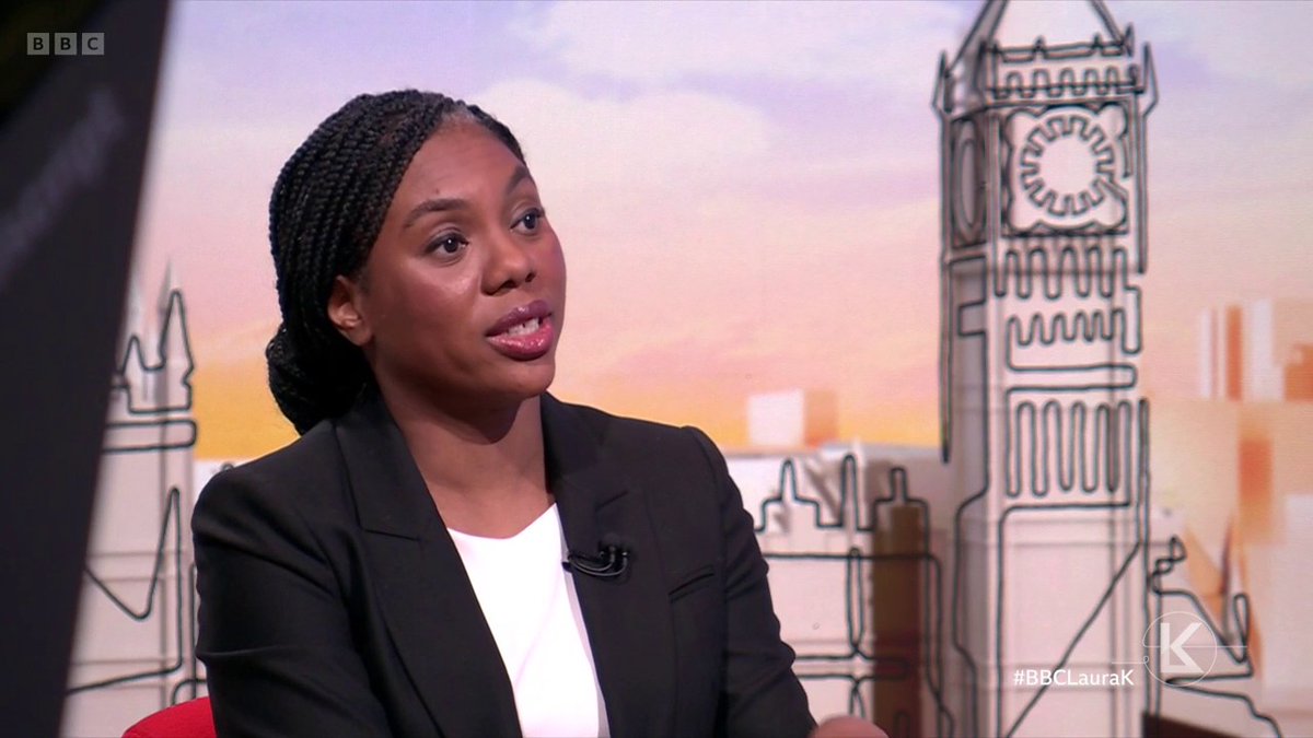 "Vladimir Putin invaded a sovereign country, he could end the war today by withdrawing" Conservative leader Kemi Badenoch addresses comments she made on social media that people should "remember who the villain is" #BBCLauraK