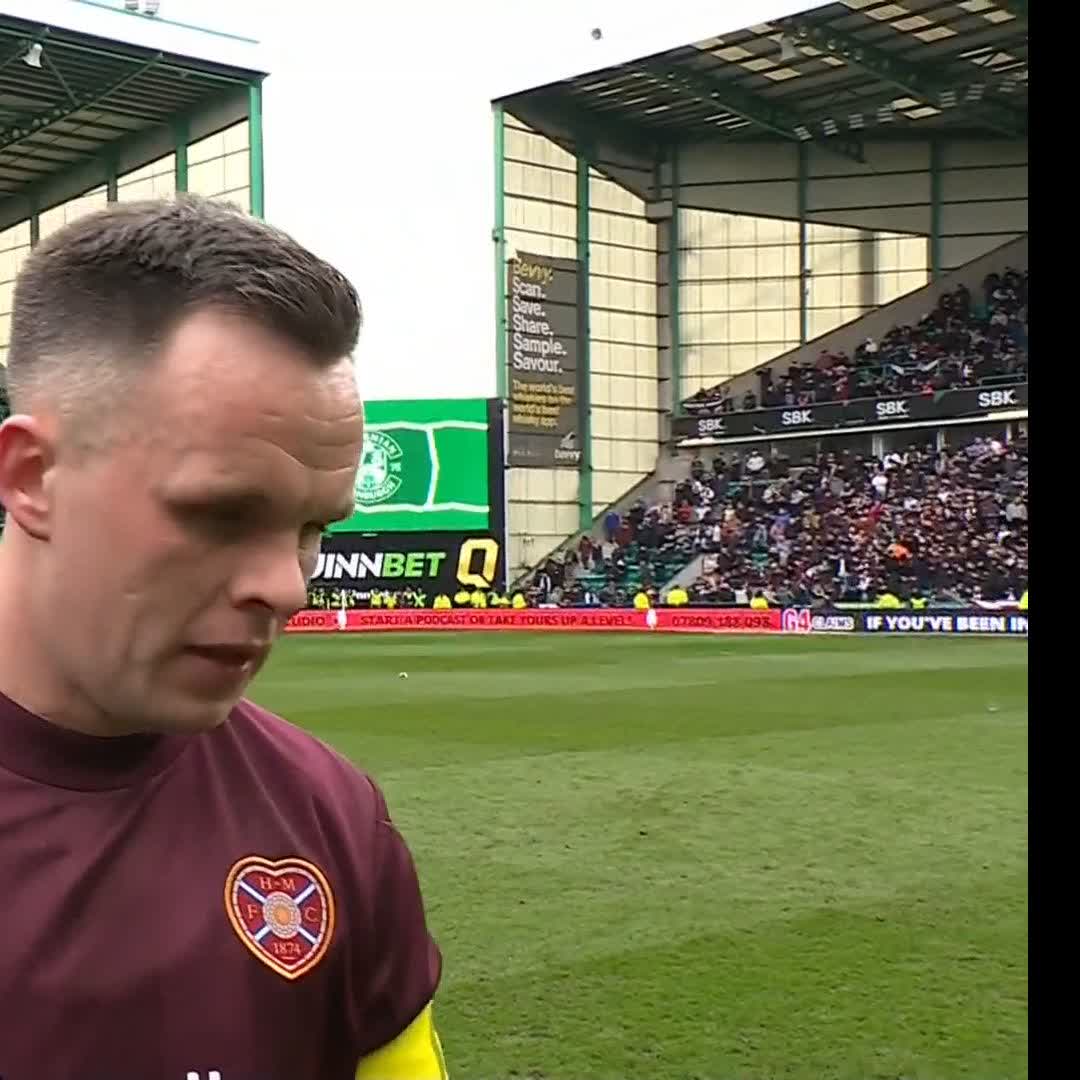 🗣️ “We feel like we’re on top of it” Hearts captain Lawrence Shankland has his say on how the Edinburgh Derby is going so far ⬇️