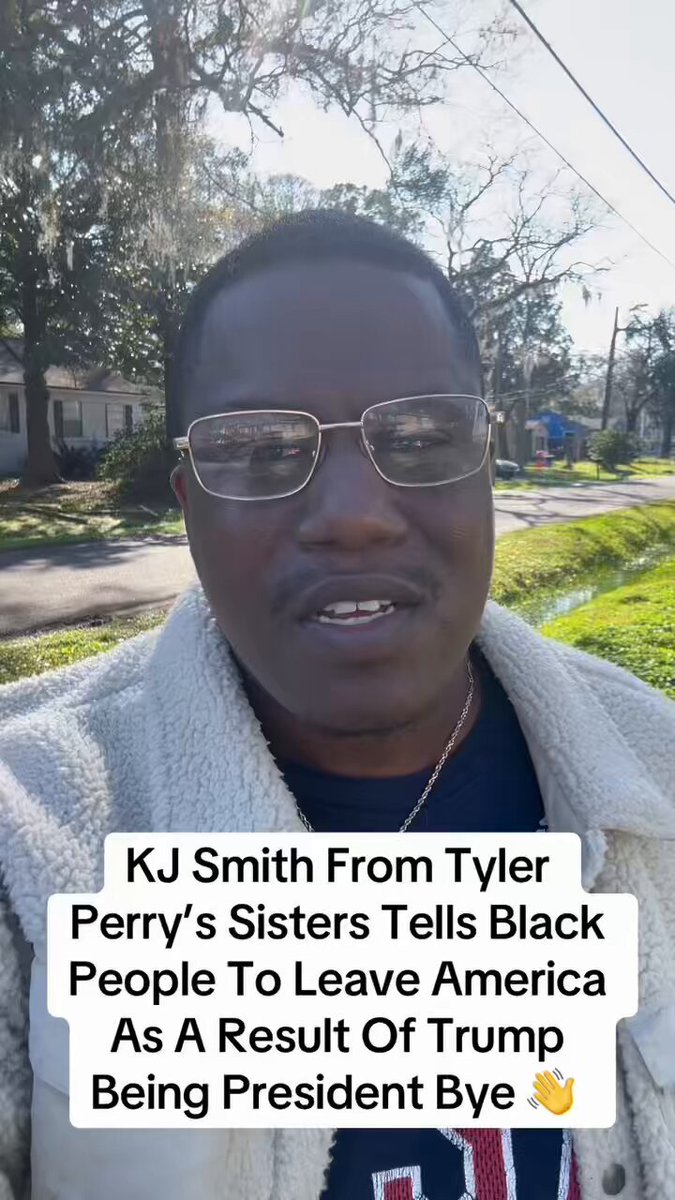 Actress KJ Smith advises black Americans to leave the country because of Trump.