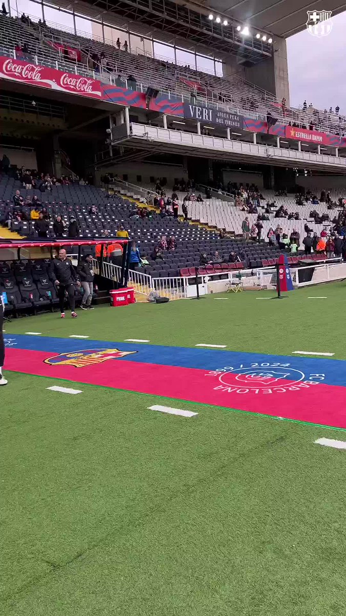 Warmup mode 🔛 #BarçaRealSociedad