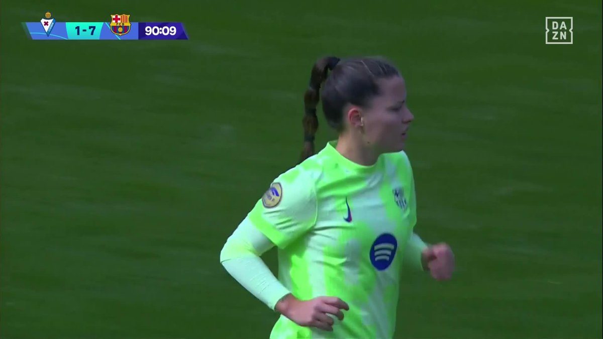 Ocho goles, siete jugadoras 🔥 Ewa Pajor ⚽️ Graham Hansen ⚽️ Vicky López ⚽️ Patri Guijarro ⚽️ Salma Paralluelo ⚽️⚽️ Ona Batlle ⚽️ Claudia Pina ⚽️ ES QUE LO DEL @FCBFemeni ES ESTRATOSFÉRICO #LigaFenDAZN ⚽️