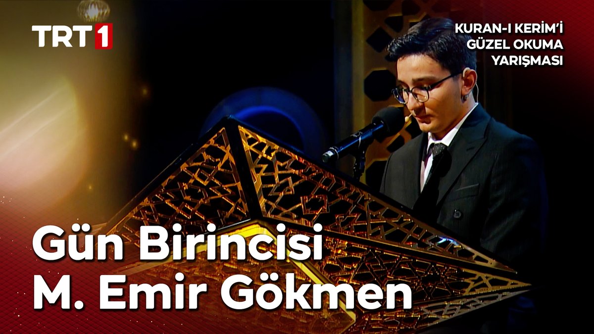 “Göğü kudretimizle biz kurduk ve şüphesiz biz genişletmekteyiz.” 🌙 Gün birincisi yarışmacımız, Zâriyat suresi tilaveti ile Muhammed Emir Gökmen. 🕊️ #KuranıKerimiGüzelOkumaYarışması Ramazan ayı boyunca her gün saat 16.15’te TRT 1’de! 📺