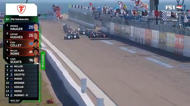 The INDY NXT SERIES IS GREEN ON FS1. #INDYCAR
