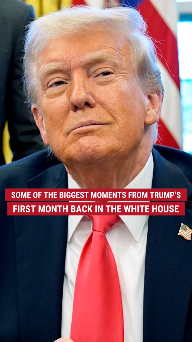 MAKING AMERICA GREAT AGAIN: With President Trump gearing up to address a joint session of Congress, here’s a look back at the moments from his whirlwind first month back in the White House.