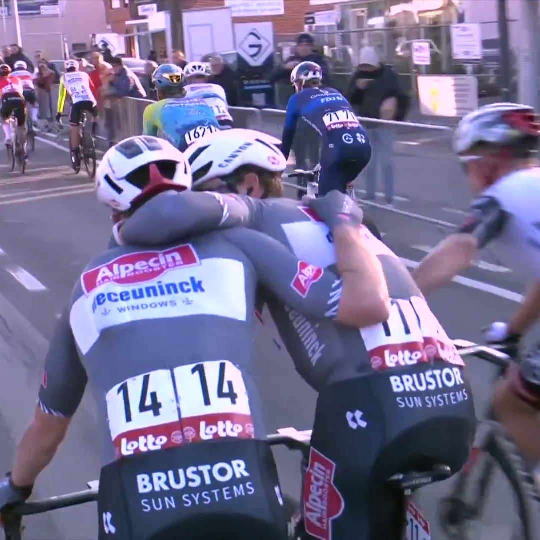 BIRTHDAY WIN 🥳 Jasper Philipsen takes his first win of the season at Kuurne-Brussel-Kuurne 🔥