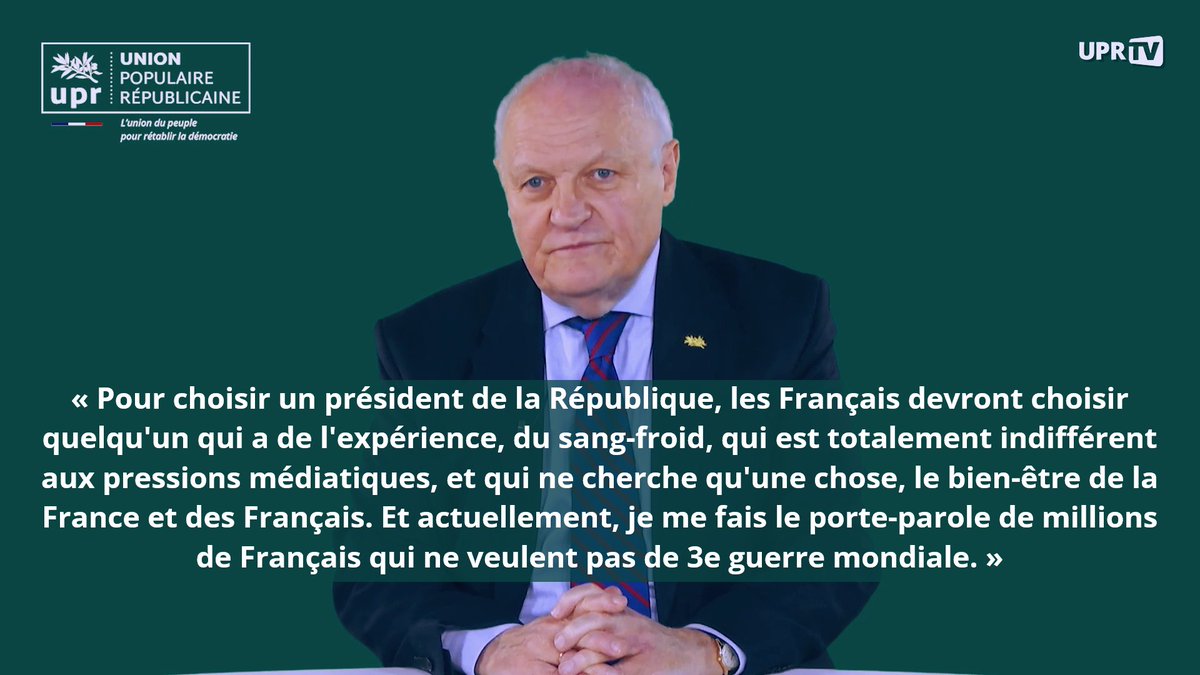 « Les 🇫🇷, à la prochaine élection présidentielle, ne devront jamais oublier ce qui vient de se passer entre #Zelensky et #Trump, ils devront s'en souvenir pour ne pas voter pour tous ces irresponsables politiques qui nous mènent à la 3e guerre mondiale. » François Asselineau 🇫🇷 #Frexit
