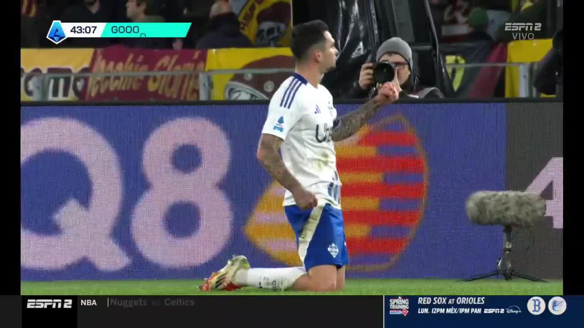 🎩🇦🇷 La ASISTENCIA de Maxi Perrone para gol de Como ante Roma en el Olímpico.