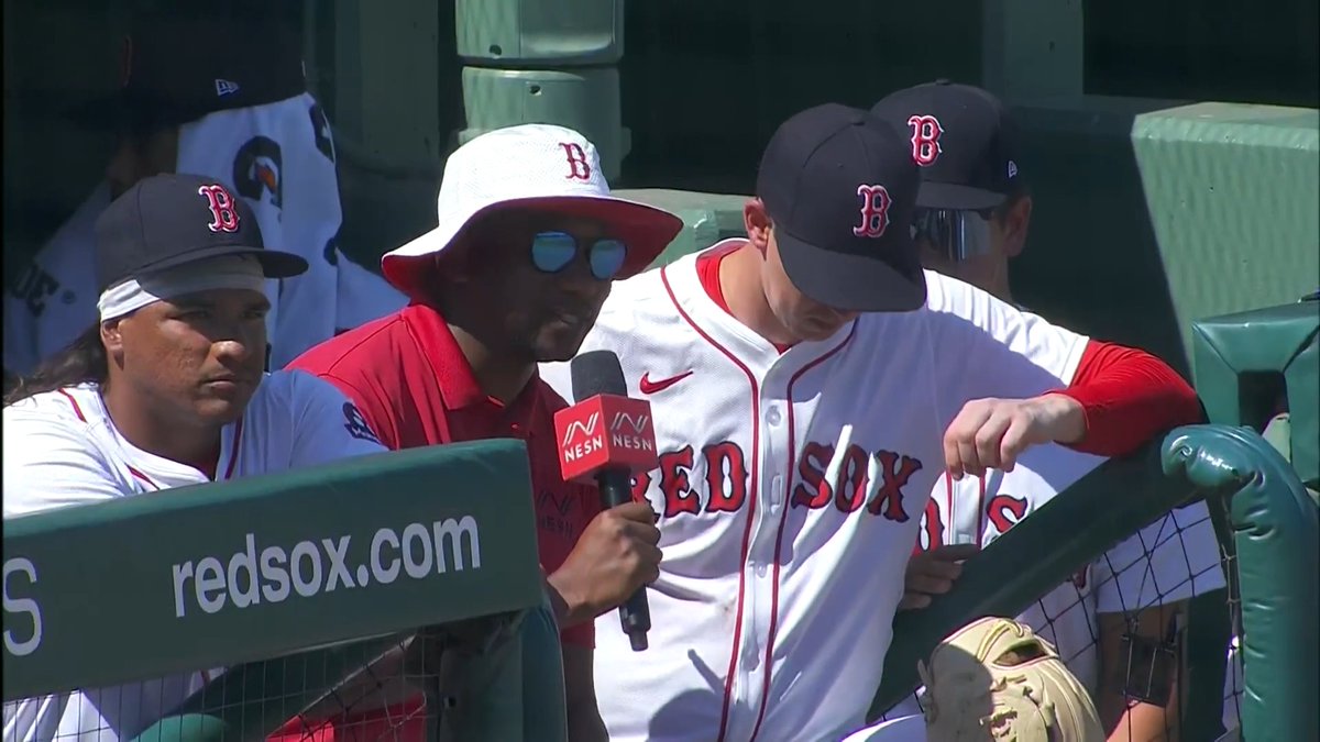 "I think there's a lot of really good building blocks here... as of now, it's one year [in Boston], and hopefully it's a few more after that." Walker Buehler talked his first outing &amp; future with Jahmai Webster 👀 #RedSox