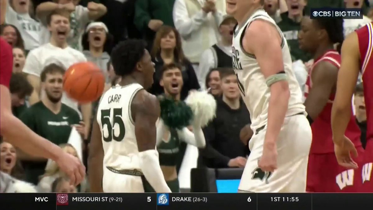 LOOK OUT! HERE COMES COEN CARR ✈️ Michigan State Men's Basketball X Coencarr_23