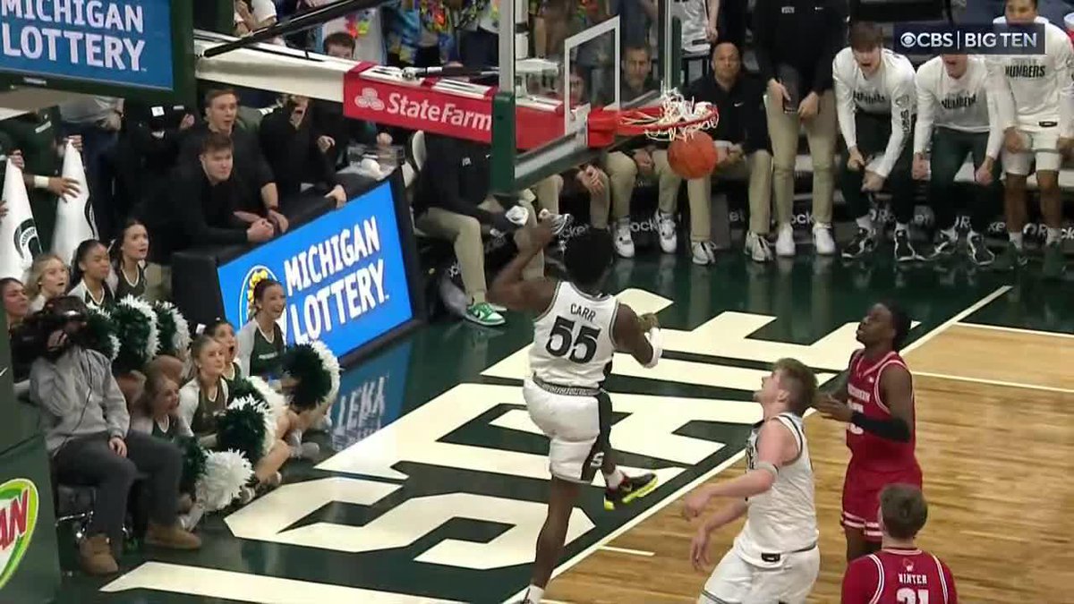COEN CARR IS JUST RIDICULOUS. SHEESH. Michigan State Men's Basketball