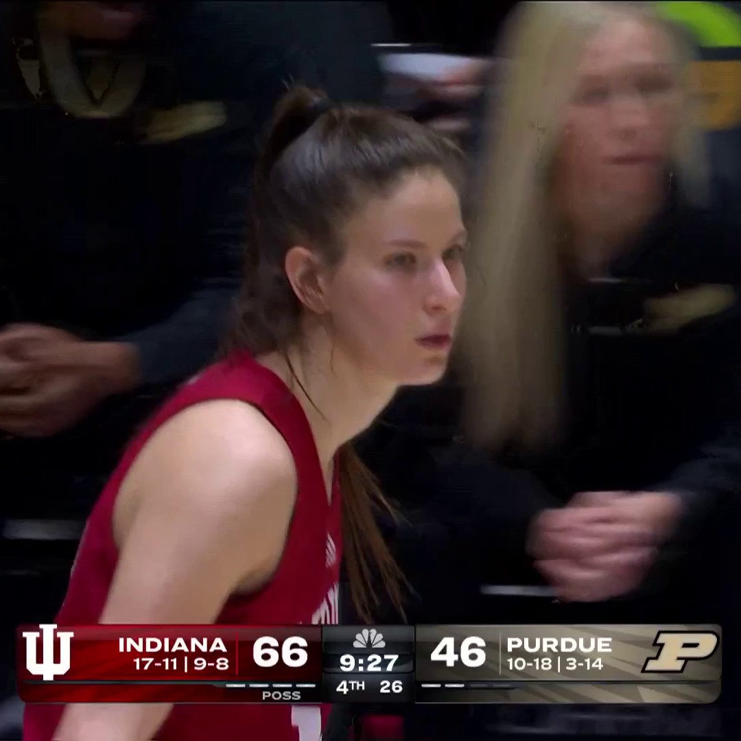 HISTORY for Yarden Garzon! 🙌 She is Indiana’s NEW all-time leader in career threes made. 📺 Peacock | Indiana Women’s Basketball