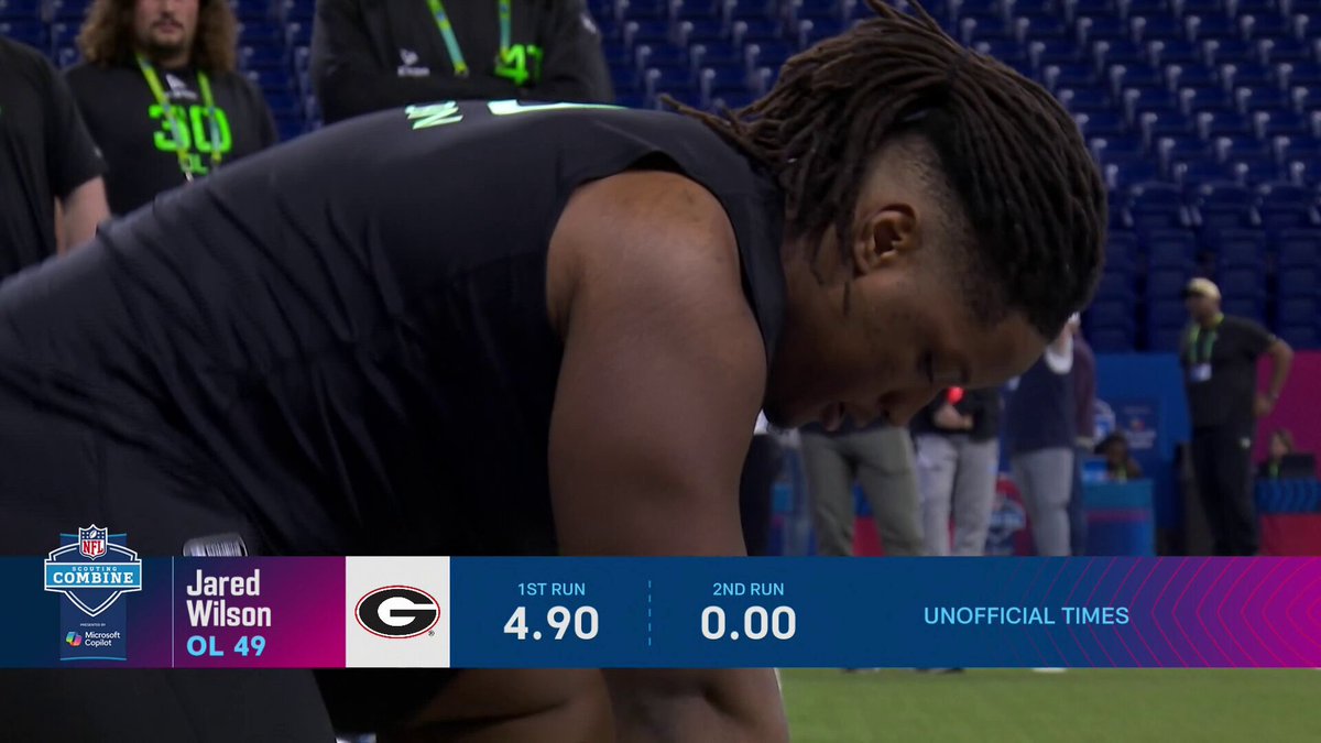 Maybe Georgia's fastest offensive lineman ever?