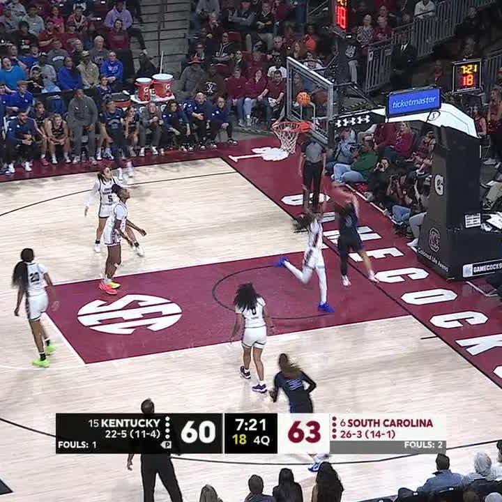 Kentucky and South Carolina are in a close one with SEC tournament implications 🍿 📺 ESPN