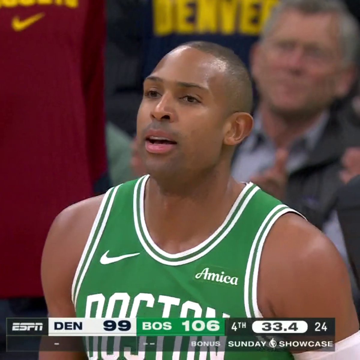 THIS RUN BY THE CELTICS❗️ Boston hangs on in a gritty win vs. Denver 😤
