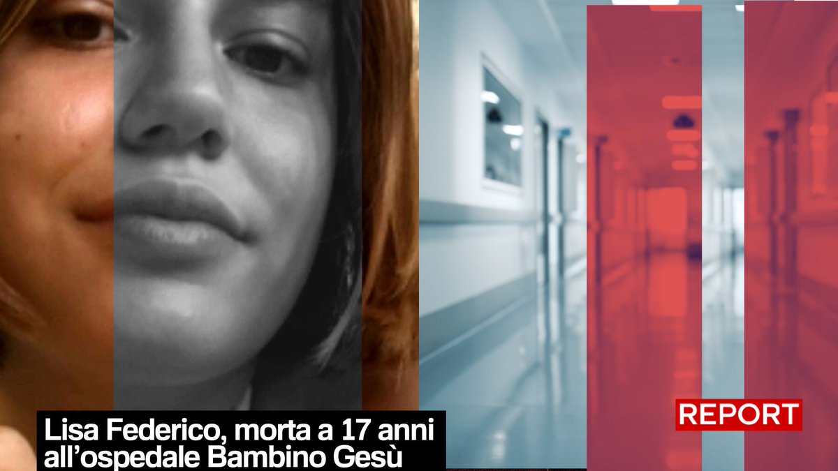 Lisa Federico è morta a 17 anni all'ospedale Bambino Gesù. Sul caso è stato aperto un fascicolo da parte della Procura di Roma: i genitori sono riusciti a presentare denuncia solo un anno dopo la morte della figlia. Segui #Report ora in diretta su #Rai3👇