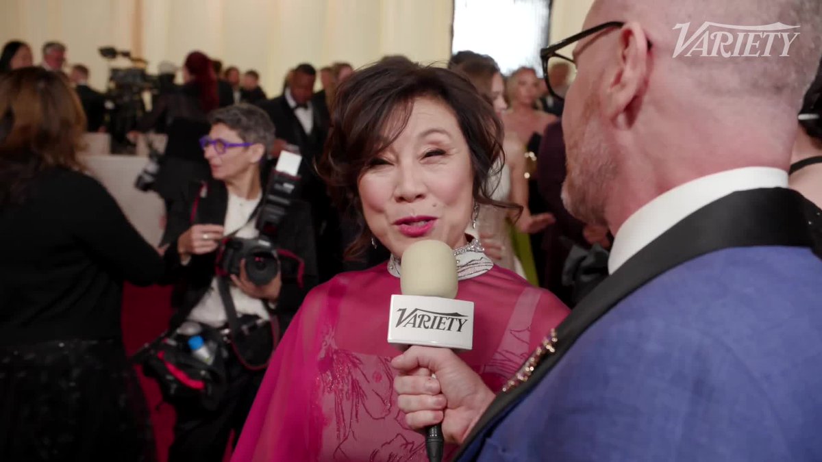 Janet Yang teases the James Bond music tribute and explains why it's happening at this year's #Oscars.