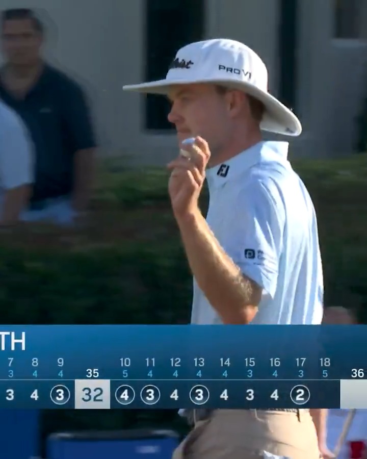 Clutch when he needs it 💪 Joe Highsmith™ with a two-shot lead heading to 18 Cognizant Classic in The Palm Beaches. 📺 NBC