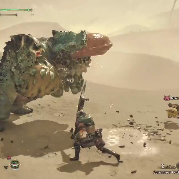 Hit targets where it hurts in Monster Hunter Wilds 💢 Hold L2 + press R1 to hit wounds for staggering damage.