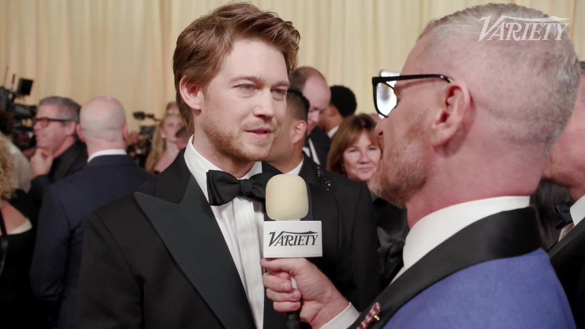 Joe Alwyn on working with Adrien Brody on "The Brutalist": "It's a dream." | #Oscars