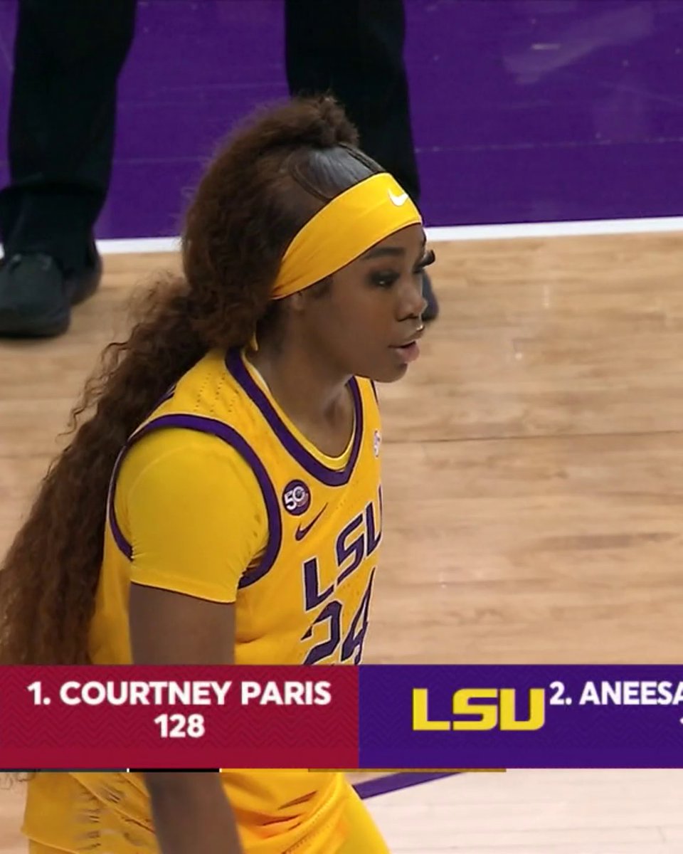 Aneesah Morrow has now secured her 100th career double-double 👏 She joins Oklahoma's Courtney Paris (128) as the only players to reach the mark in men's or women's D-I history 😤