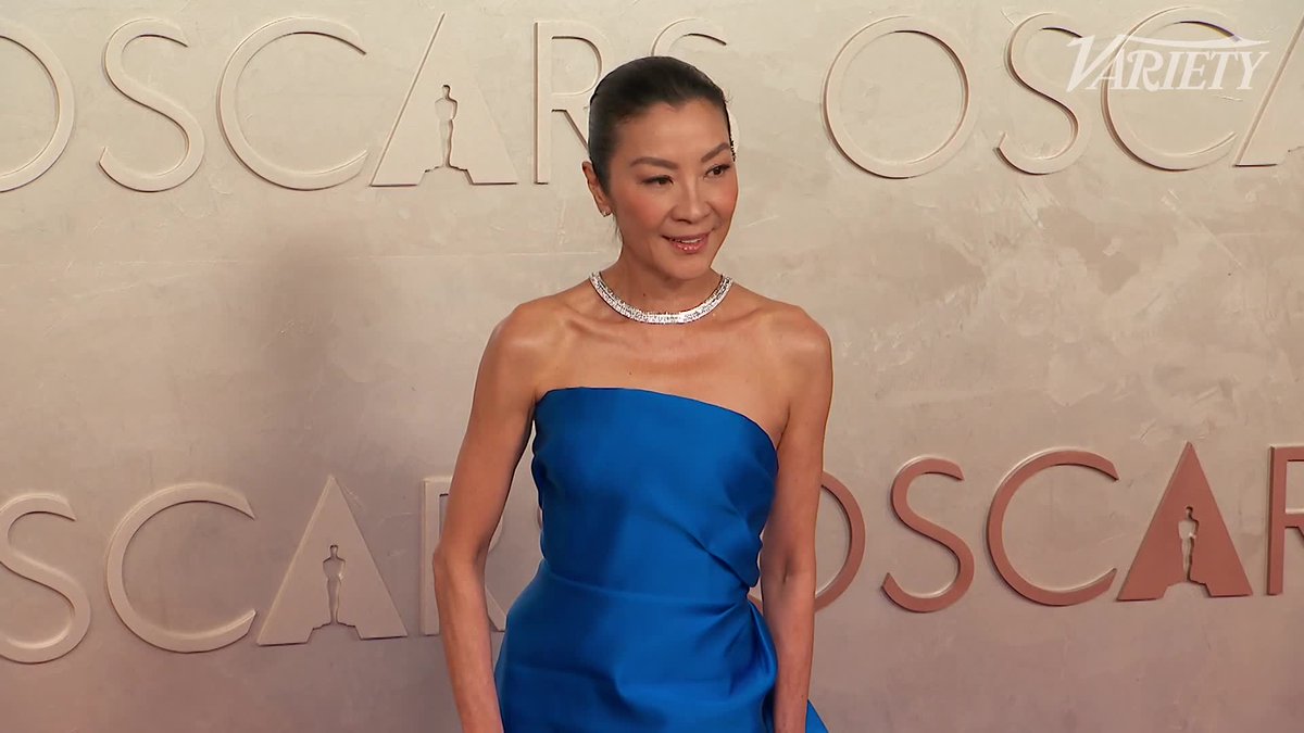 Michelle Yeoh stuns at the 2025 #Oscars