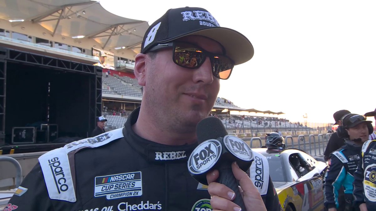 Kyle Busch: "I'll give Christopher [Bell] credit ... He ran me really hard, and I was a complete butthead." Rowdy talks with Kaitlyn Vincie after an intense battle at COTA.