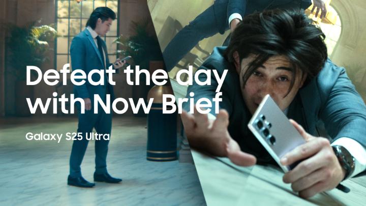 Let us brief you real quick on Now Brief with #GalaxyAI on #GalaxyS25 Ultra: it really packs a punch. 👊 #Oscars #AdStunt