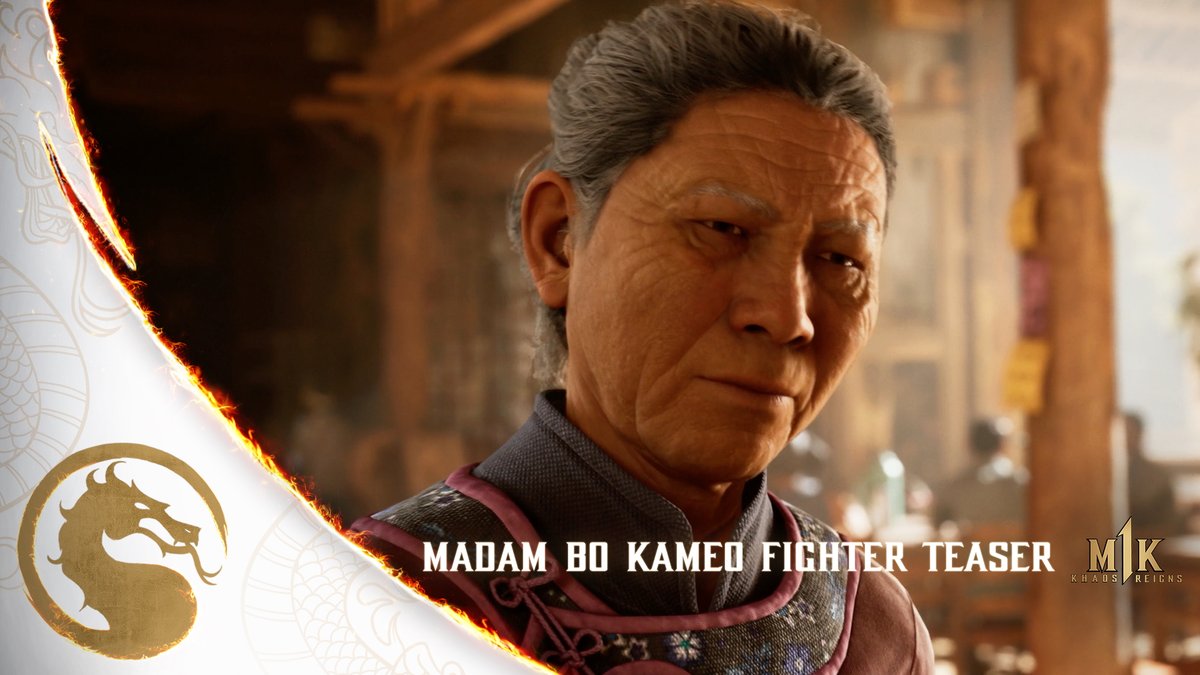 Madam Bo Kameo fighter joins Mortal Kombat 1 on March 18th Here is a sneak peek 👀
