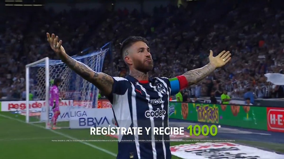 Un #GolRayado que quedará para los libros de historia... 📖 ¡QUÉ REMATE DE Sergio Ramos!🤯¡EL PRIMERO CON EL MONTERREY!💙🤍