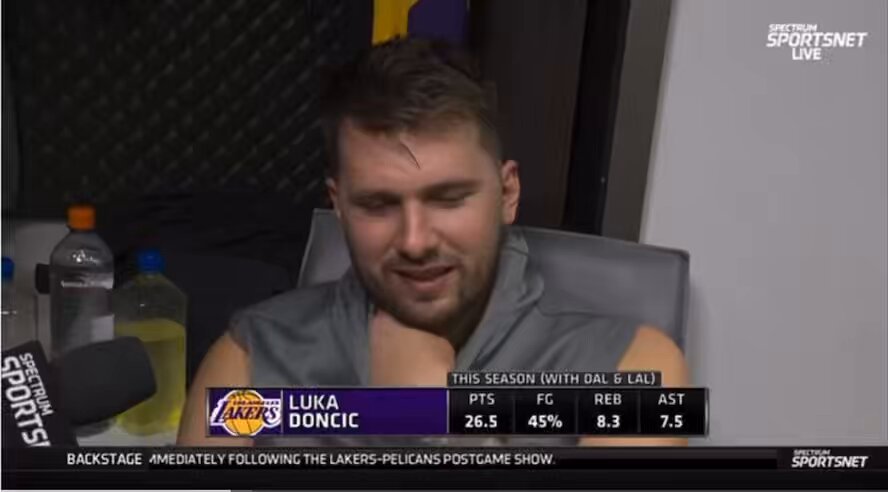 LUKA ACKNOWLEDGES THAT INJURED PLAYERS ALWAYS RETURN VS LAKERS 😭💀