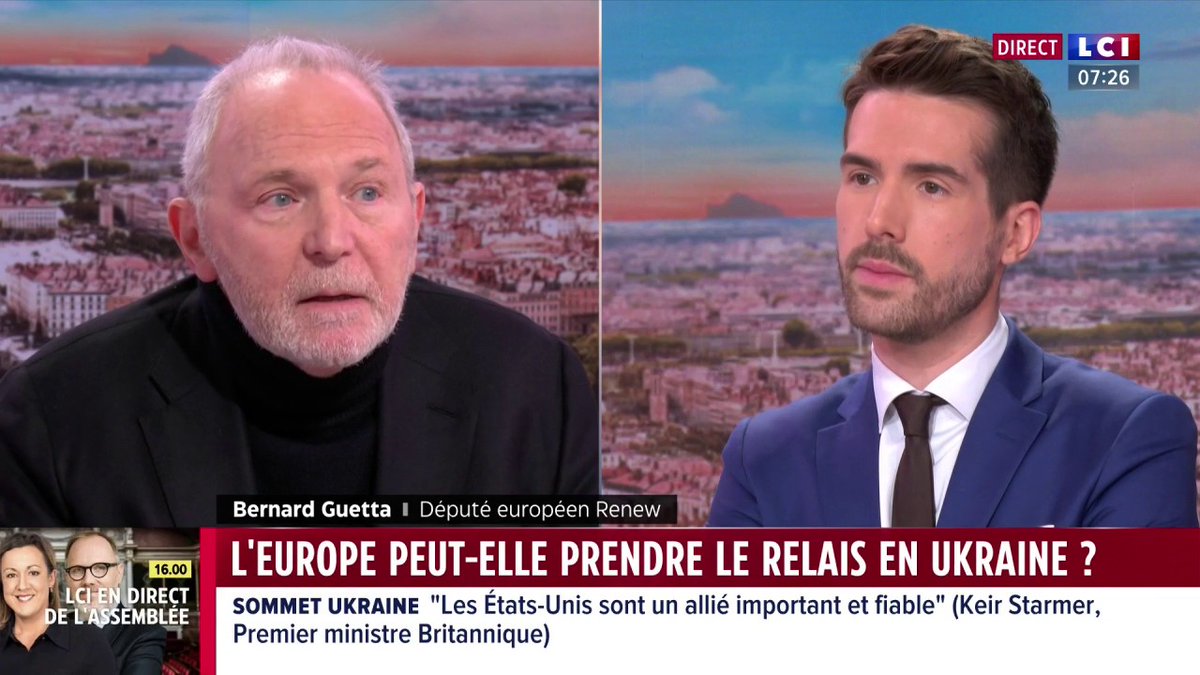 🔴 Guerre en Ukraine 🗣️ Bernard Guetta (Bernard Guetta), eurodéputé Renew Europe : "C'est à nos portes. Cette guerre est à nos frontières."