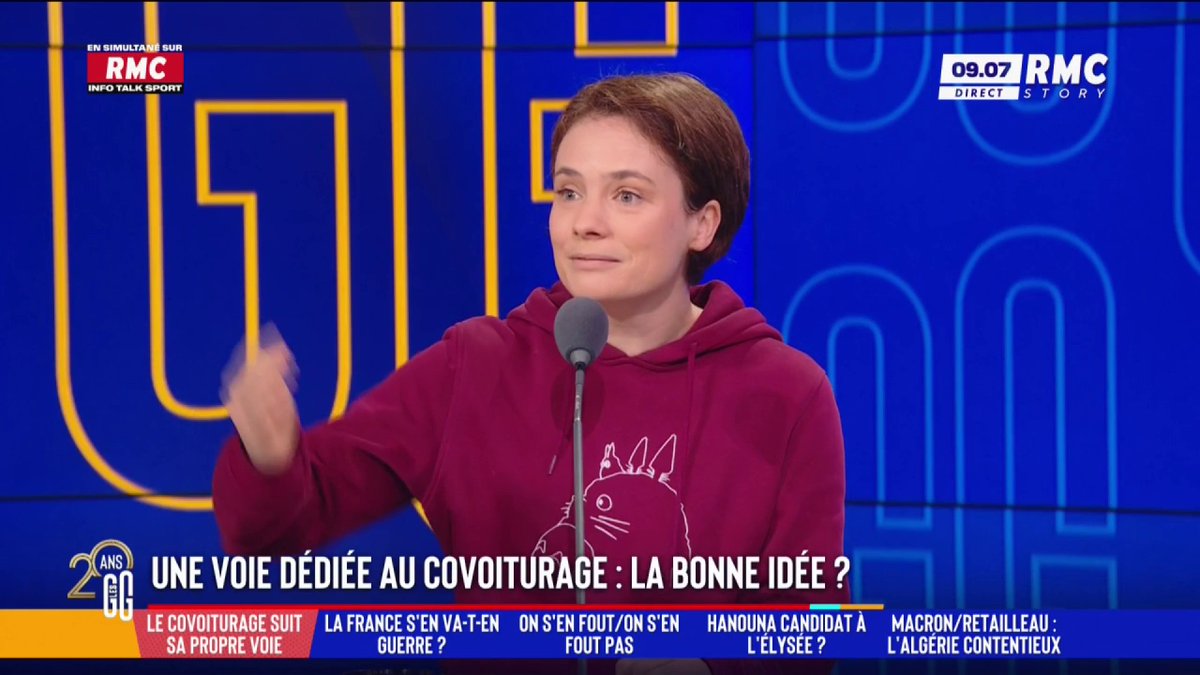 🛣️ Une voie dédiée au covoiturage sur nos routes, la bonne idée ? 🗣️ Éléonore Lemaire : "Enfin ! Il faut désengorger le périph. C'est le pire endroit du monde." #GGRMC
