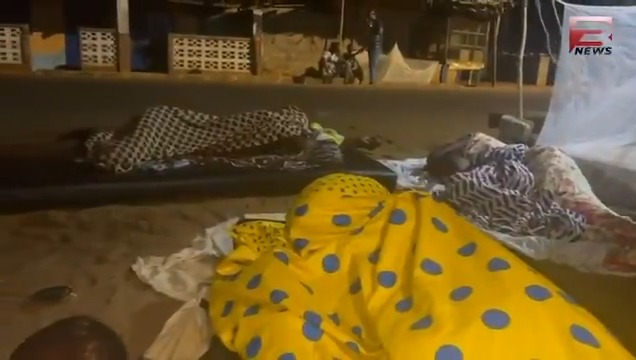 This is how victims of the recurring tidal wave incident at Salakope, Amutinu and Agavedzi in the Volta Region spent the night. #TV3GH