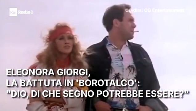 🔵 #EleonoraGiorgi La scomparsa di Eleonora Giorgi, dopo una lunga malattia, a 71 anni. "Avanza ma non sono arrabbiata", aveva dichiarato l'attrice in un'intervista un mese fa, parlando del male che l'aveva colpita. Nel video, la scena di #Borotalco (1982) in cui parlava di Dio