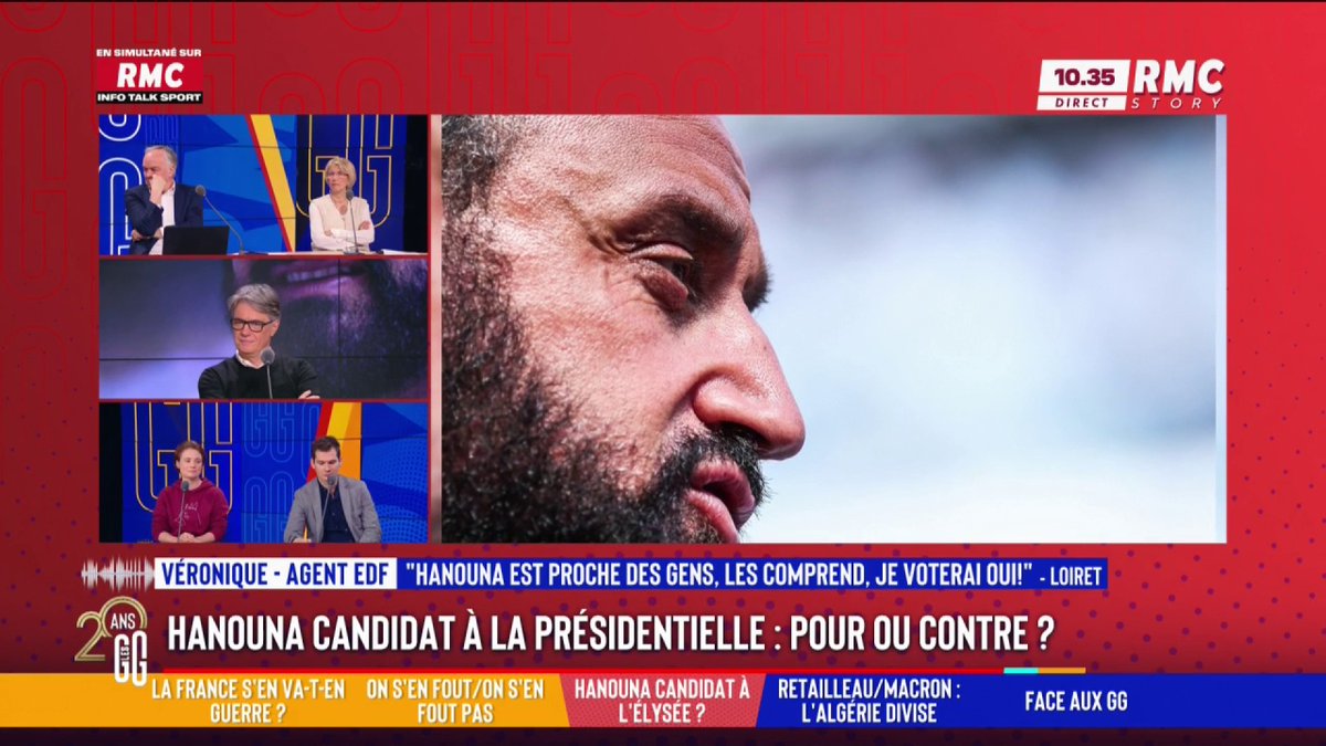 🏛️Présidentielle : "Hanouna, c'est le nouveau Coluche" 📞 Le cri du coeur de Véronique, au 3216 : "Je vote pour lui, il est extraordinaire. On est tous au même niveau avec lui. Macron n'a rien fait pour nous, il connait rien à la vie. Hanouna, il bousculerait tout ça." #GGRMC